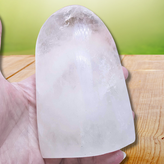 Forme libre en Cristal de roche 633g (PRGFL592) - ENAE Minéraux