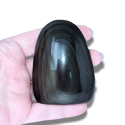 Forme libre à poser en Obsidienne Œil Céleste (PRGFL579)