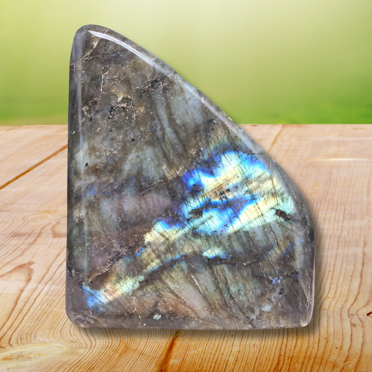 Forme libre polie en Labradorite 653g (PRGFL256-2) - ENAE Minéraux