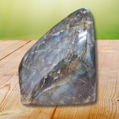 Forme libre polie en Labradorite 653g (PRGFL256-2) - ENAE Minéraux