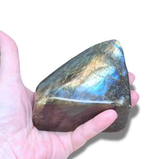 Forme libre polie en Labradorite 653g (PRGFL256-2) - ENAE Minéraux