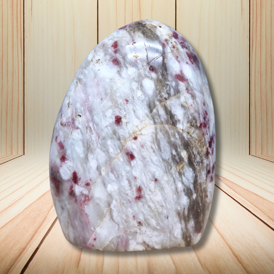Forme libre polie en Tourmaline rose 283g (PRGFL285) - ENAE Minéraux