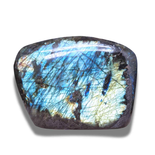 Forme libre en Labradorite 1229g (PRGFL527-9) - ENAE Minéraux