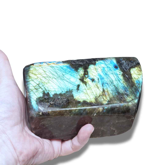 Forme libre en Labradorite 1229g (PRGFL527-9) - ENAE Minéraux