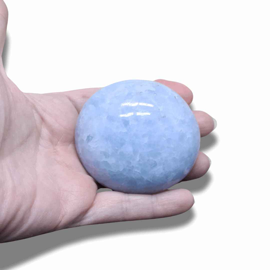Galet en Calcite bleue (PRGFL529-5) - ENAE Minéraux