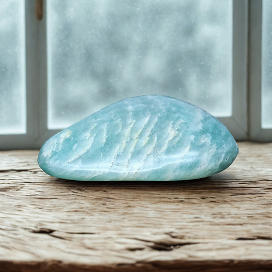 Galet en Amazonite 92g (PRGFL636-4)