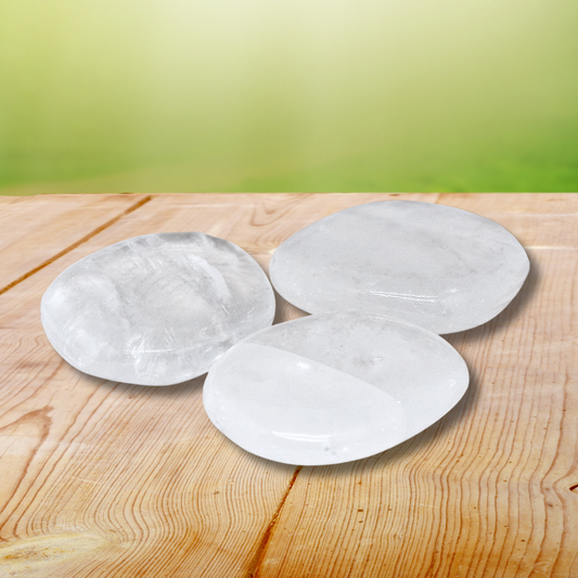 Galet plat en Calcite (PRGFL406) - ENAE Minéraux