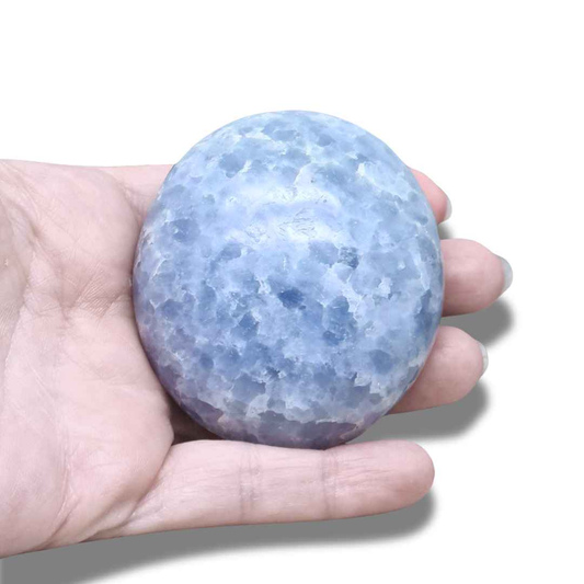 Galet en Calcite bleue (PRGFL529-3) - ENAE Minéraux