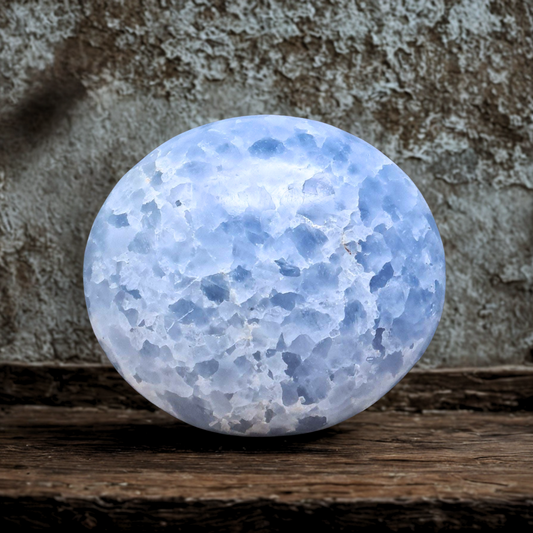 Galet en Calcite bleue 190g (PRGFL529-3)
