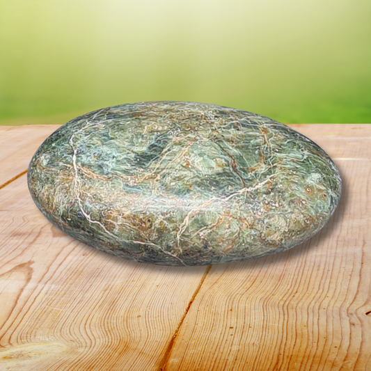 Galet en Chrysoprase (PRGFL635-9) - ENAE Minéraux