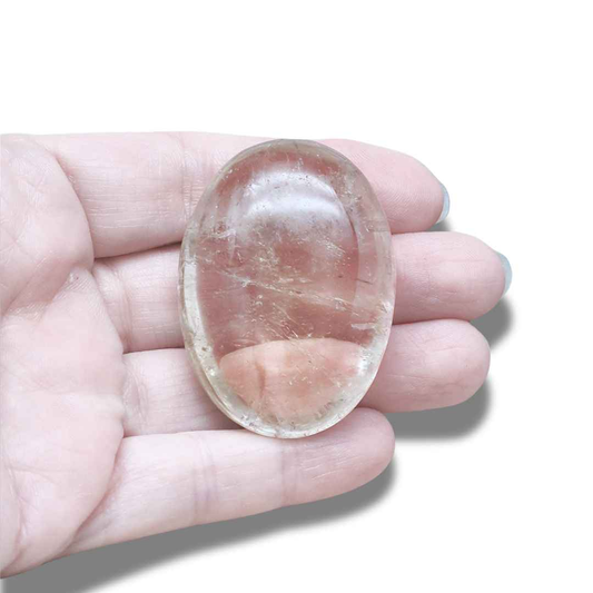 Galet en Citrine naturelle (PRGFL553-2) - ENAE Minéraux