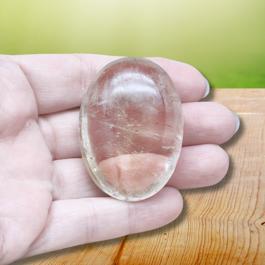 Galet en Citrine naturelle (PRGFL553-2) - ENAE Minéraux