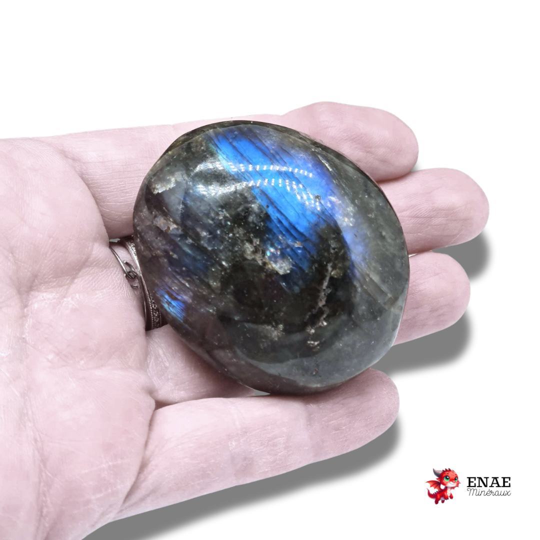 Galet poli en Labradorite (PRGFL342-7)