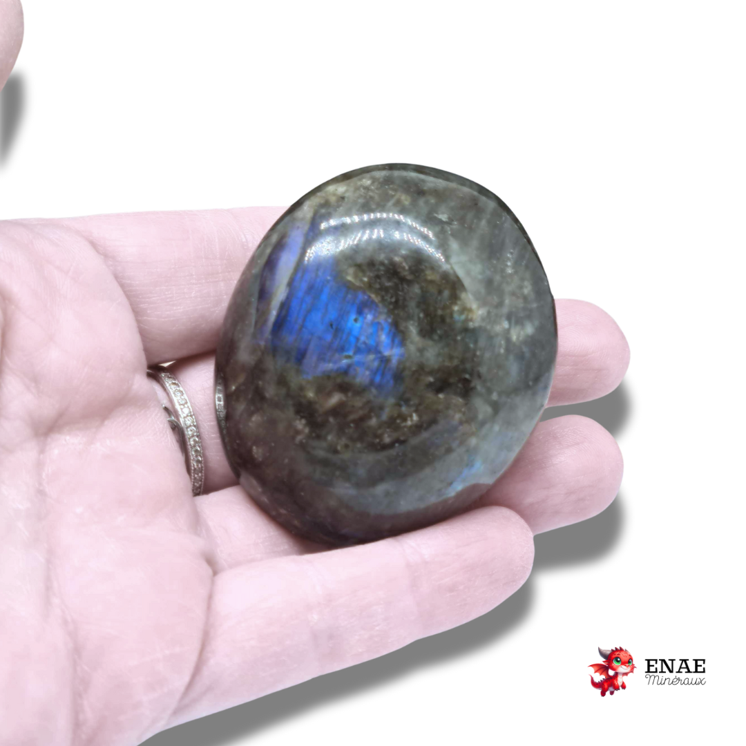 Galet poli en Labradorite (PRGFL342-7)
