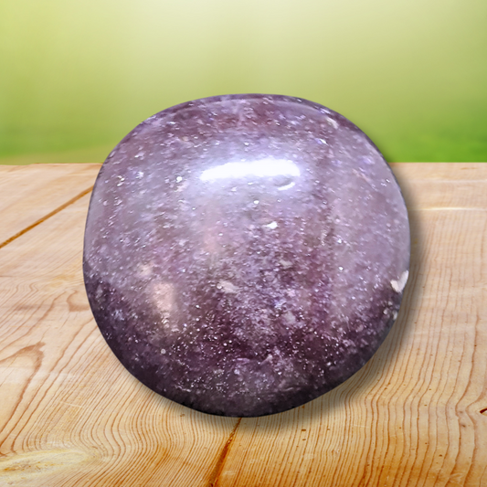 Galet en Lépidolite 143g (PRGFL715) - ENAE Minéraux
