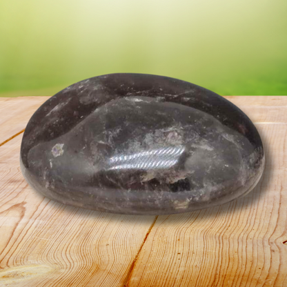 Galet en Quartz fumé Morion 55g (PRGFL151)