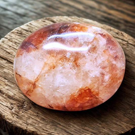 Galet en Quartz hématoïde 129g (PRGFL722)
