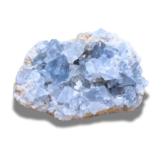 Géode de Célestine bleue brute (MB331-6) - ENAE Minéraux