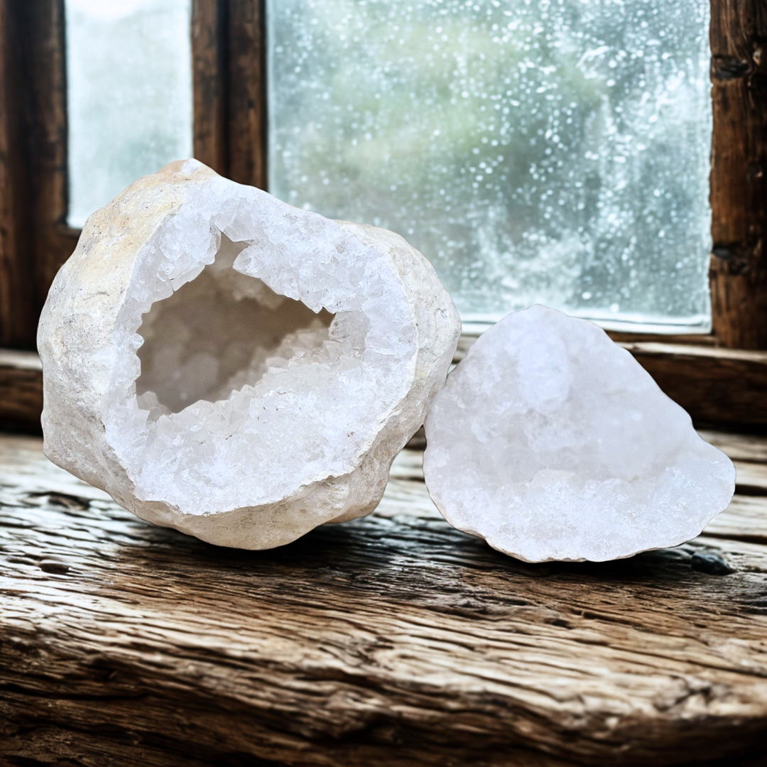 Géode complète de Cristal de Roche 871g (MB306-16)