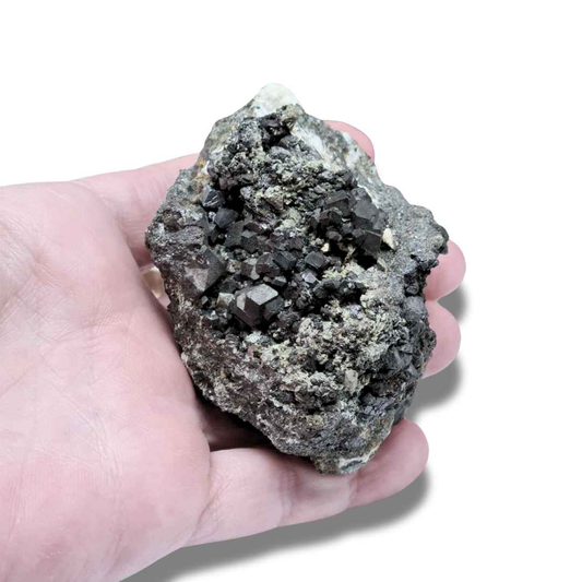 Cristaux de Grenats Mélanite bruts (MB214-2) - ENAE Minéraux