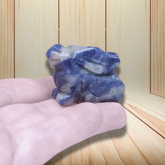 Lapin en Sodalite 22g (PRGFL365-7) - ENAE Minéraux