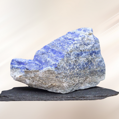 Lapis Lazuli, lithotherapie, pierre brute ENAE Mineraux