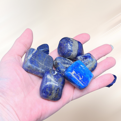 Lapis Lazuli, lithotherapie, pierre polie ENAE Mineraux