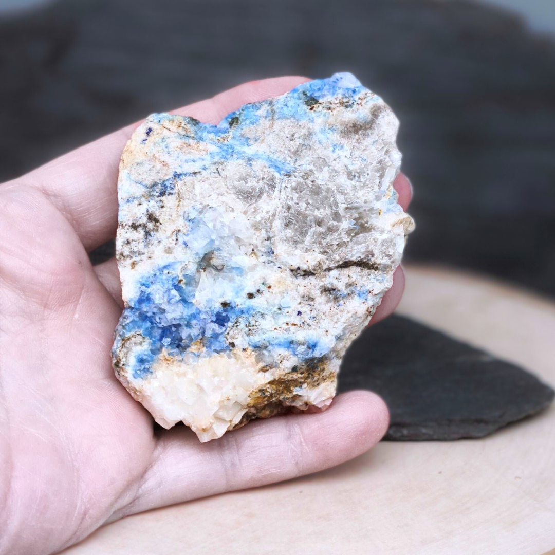 Linarite brute 124g (MB360-2) - ENAE Minéraux