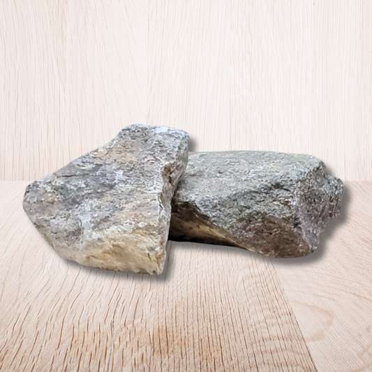 Lot de 2 os de dinosaure fossilisé brut (MB530-2)