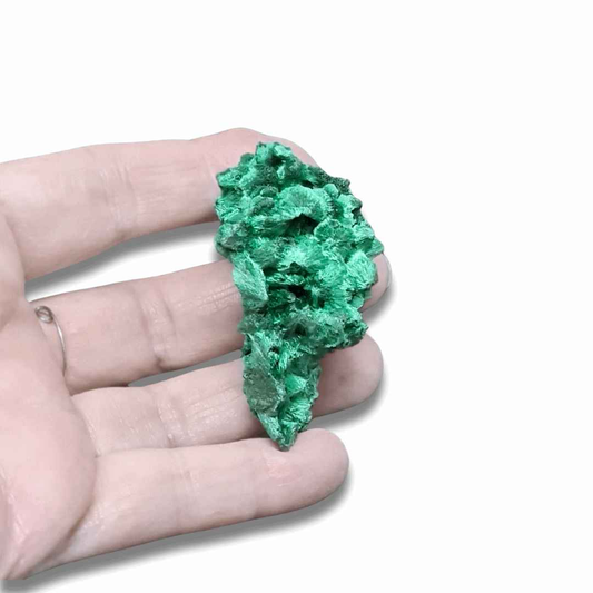 Malachite fibreuse brute (MB495-5)