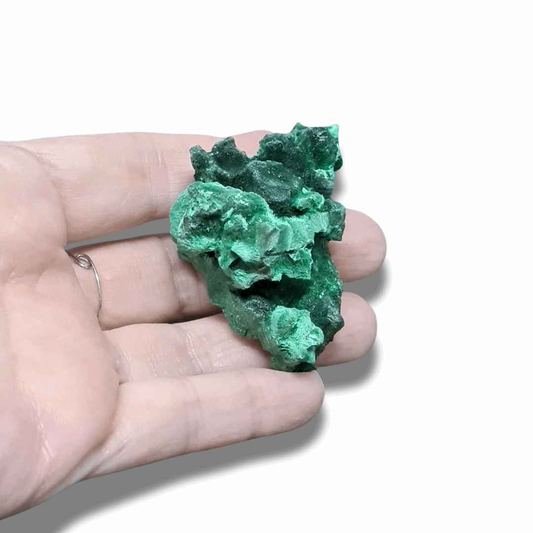 Malachite fibreuse brute (MB495-7)