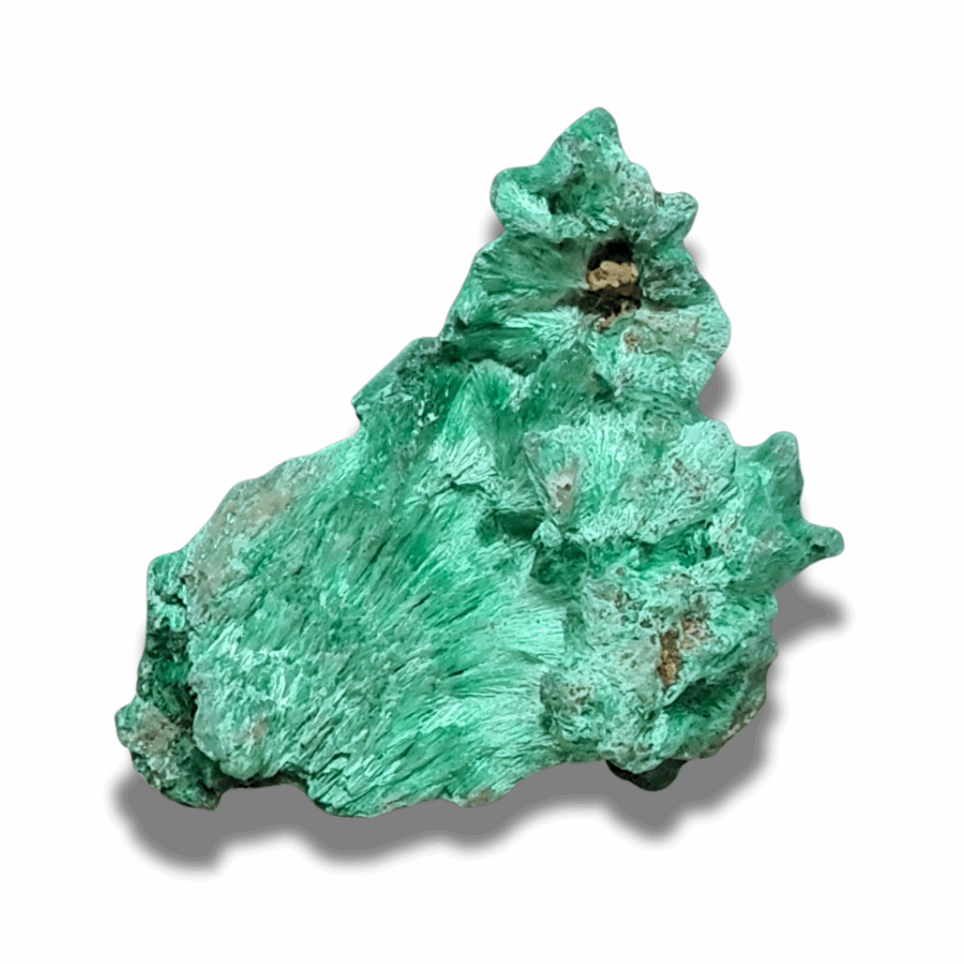Malachite fibreuse brute (MB495-7)