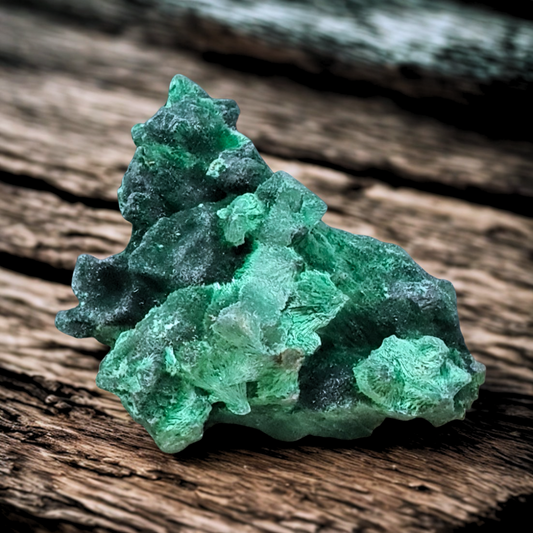 Malachite fibreuse brute 44g (MB495-7)