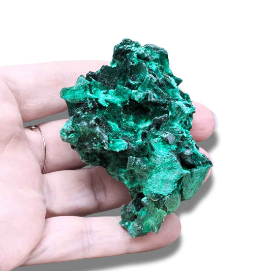 Malachite fibreuse brute (MB495-4) - ENAE Minéraux