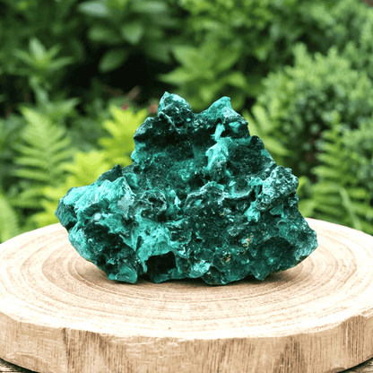 Malachite fibreuse brute 102g (MB495 - 4)