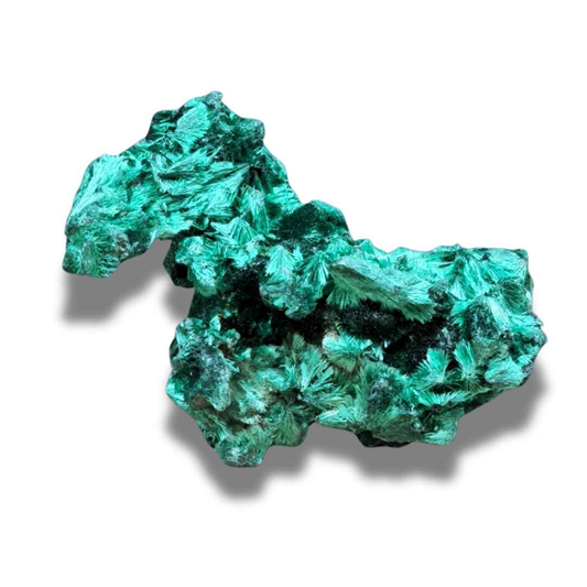 Malachite fibreuse brute (MB495-2)