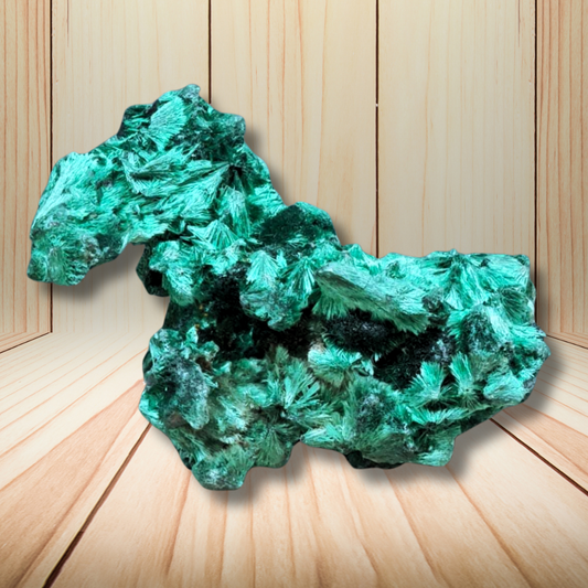 Malachite fibreuse brute 39g (MB495-2) - ENAE Minéraux
