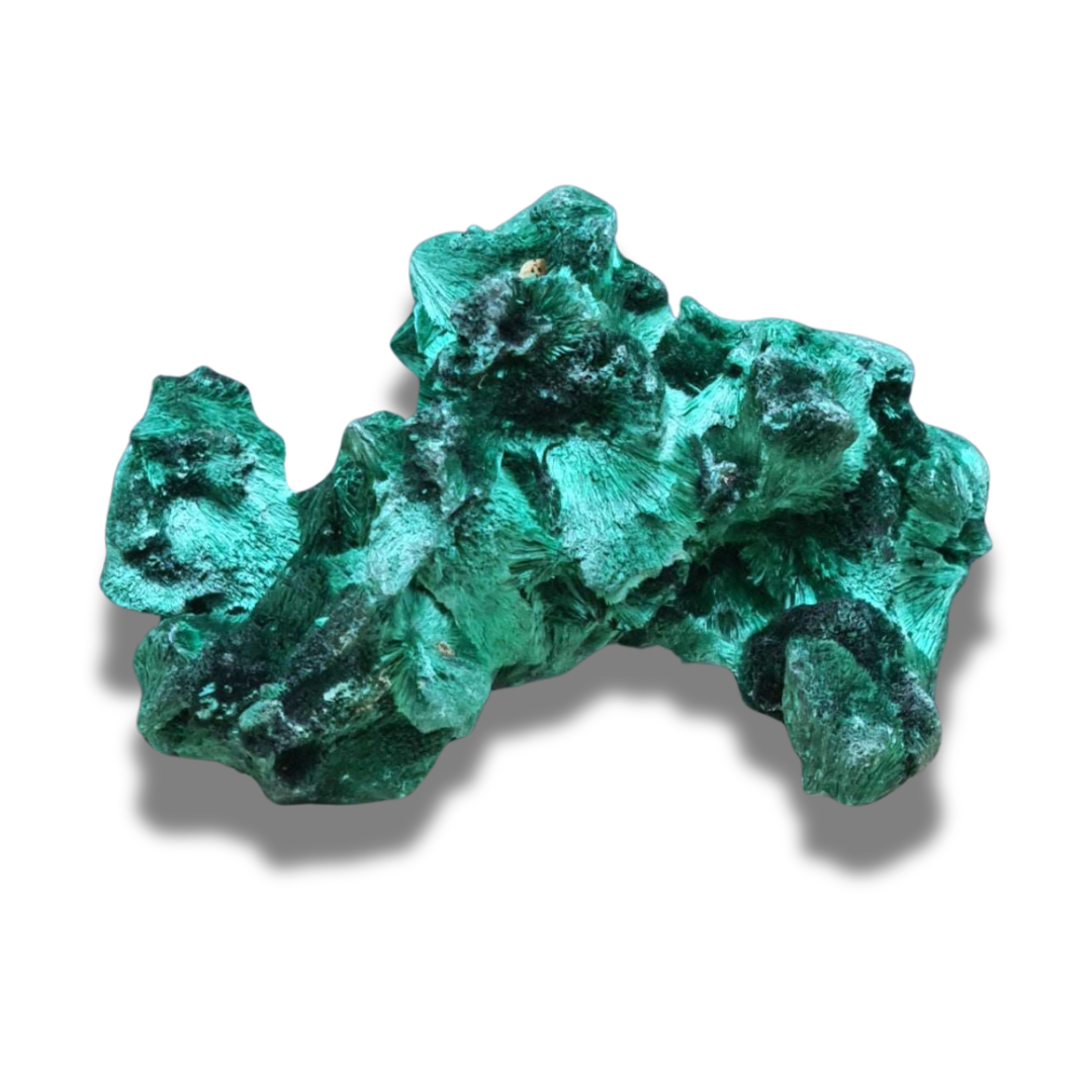 Malachite fibreuse brute (MB495-2) - ENAE Minéraux