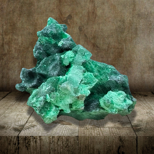 Malachite fibreuse brute (MB495-7)