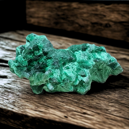 Malachite fibreuse brute 39g (MB495-5)