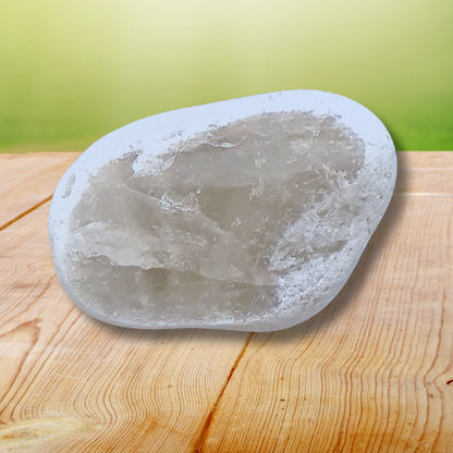 Nodule poli de Quartz fumé 44g (PRGFL510-7) - ENAE Minéraux