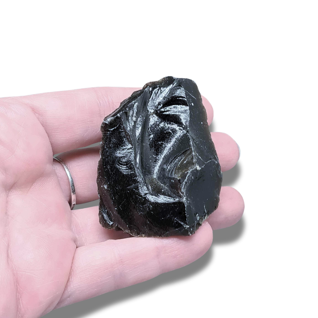 Obsidienne dorée brute (MB411-1) - ENAE Minéraux