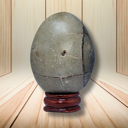 Œuf en Septaria brut et poli 102g (PRGFL588-6) - ENAE Minéraux