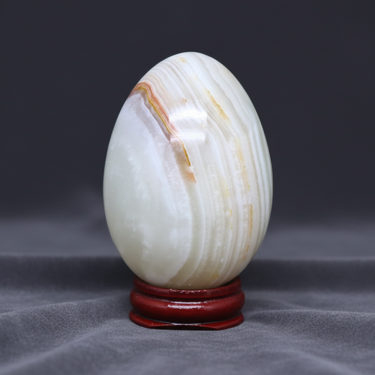 Œuf en Aragonite et Calcite 262g (PRGFL620-7)