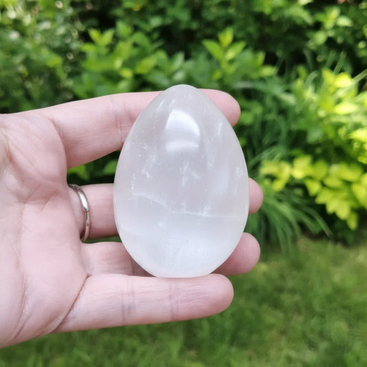 Œuf en Sélénite 151g (PRGFL386-4)