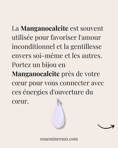 Bracelet en Manganocalcite