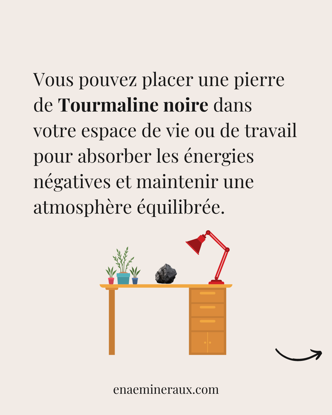 Tourmaline noire - Pierre roulée (PRGFL411)