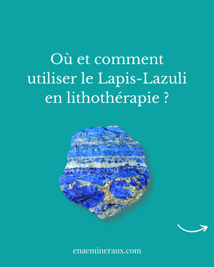 Pointe polie en Lapis Lazuli (PRGFL642-3)