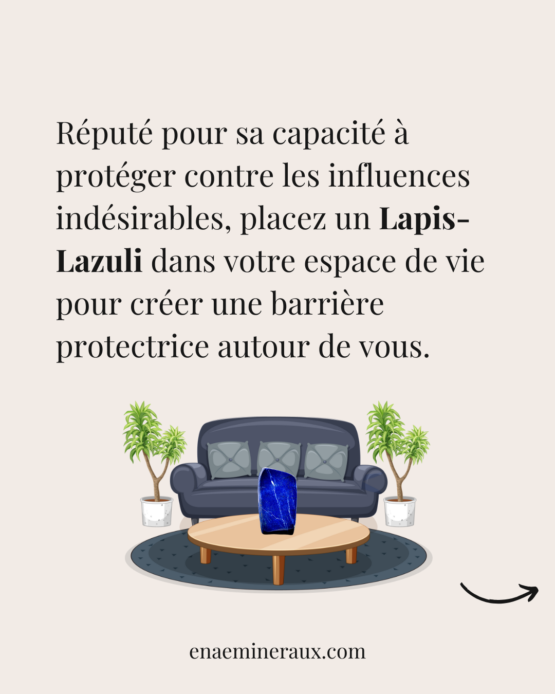 Lapis-Lazuli - Pierre roulée (PRGFL451)