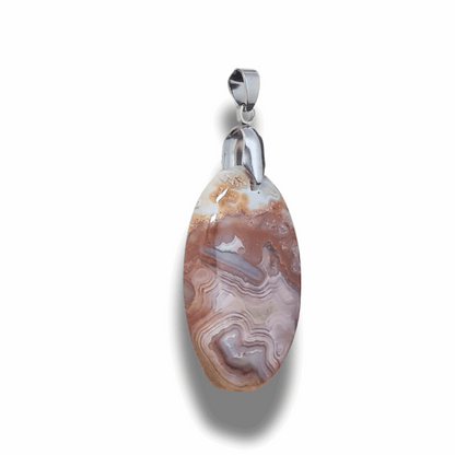 Pendentif en Agate Crazy Lace (PE2006) - ENAE Minéraux